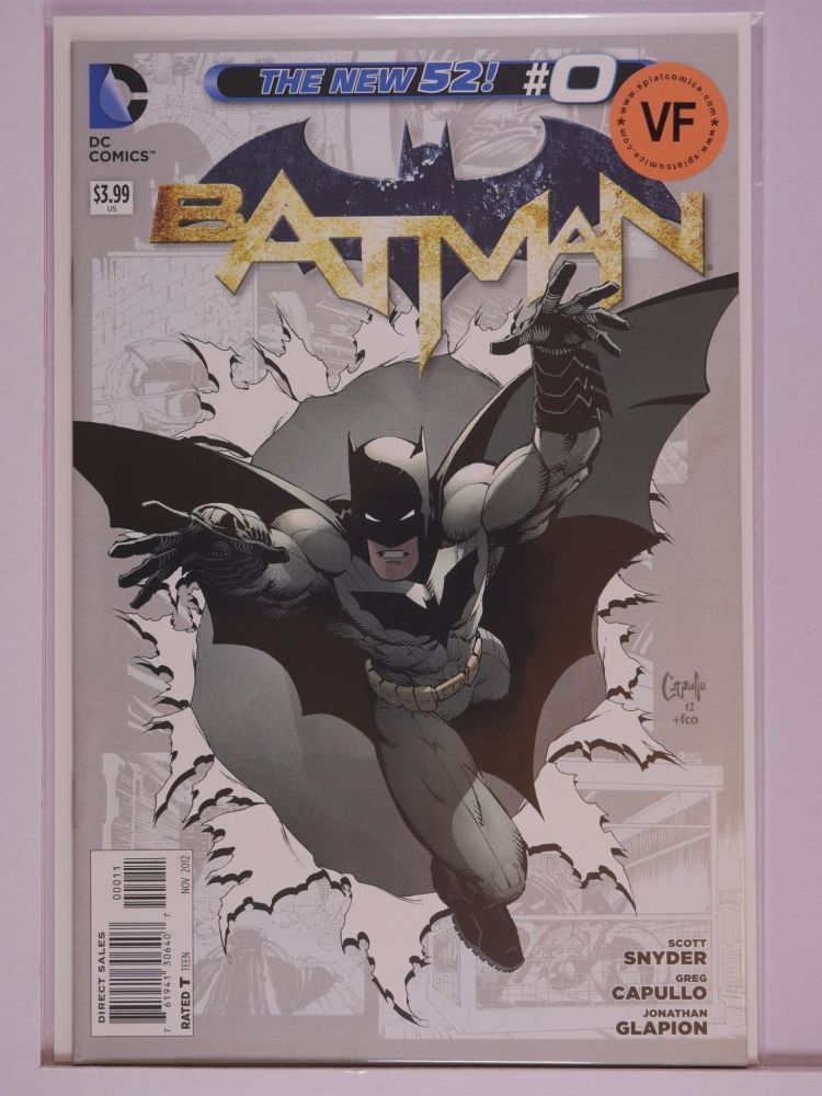 BATMAN NEW 52 (2011) Volume 1: # 0000 VF