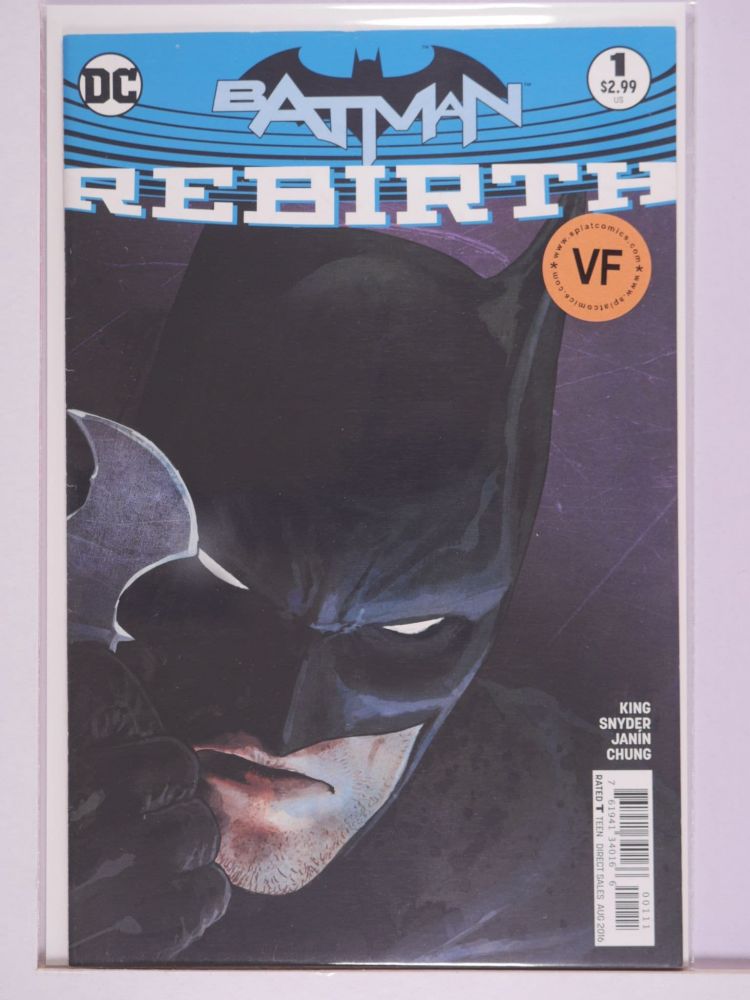 BATMAN REBIRTH (2016) Volume 1: # 0001 VF