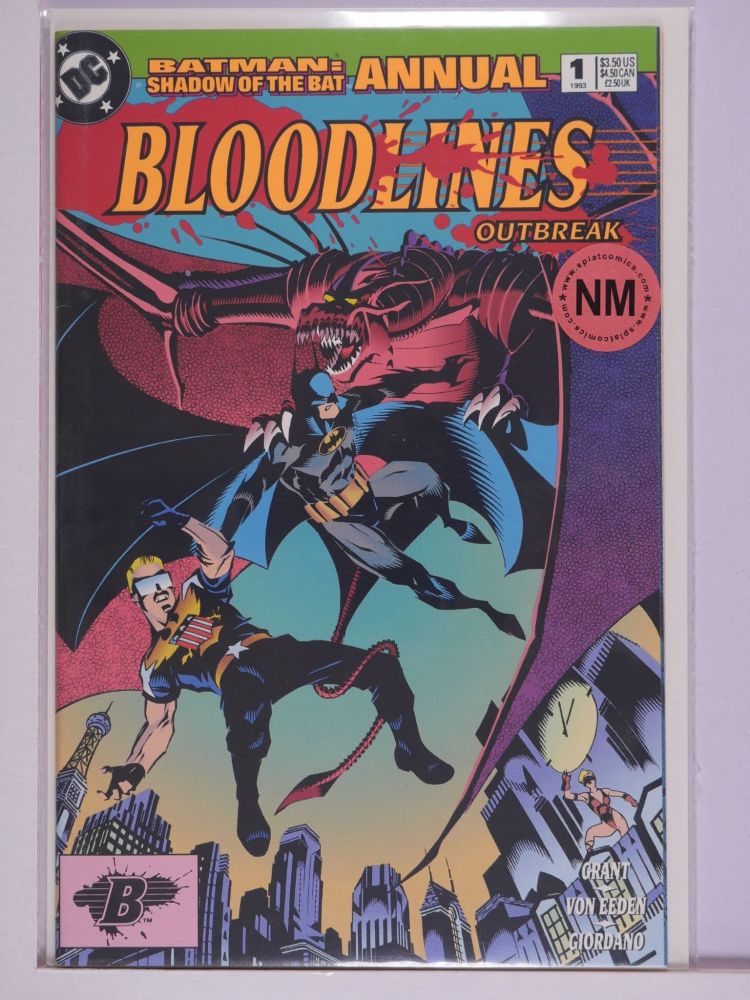 BATMAN SHADOW OF THE BAT ANNUAL (1992) Volume 2: # 0001 NM