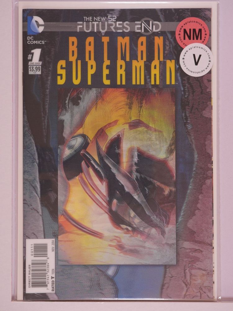 BATMAN SUPERMAN FUTURES END (2014) Volume 1: # 0001 NM LENTICULAR COVER VARIANT