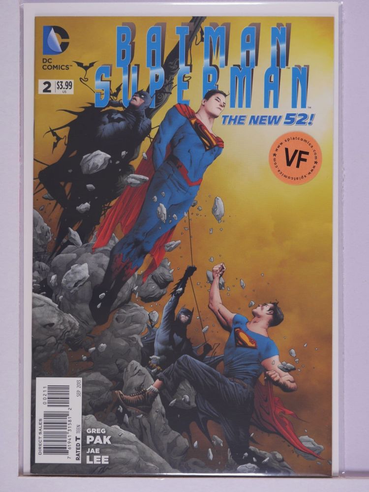 BATMAN SUPERMAN NEW 52 (2011) Volume 1: # 0002 VF