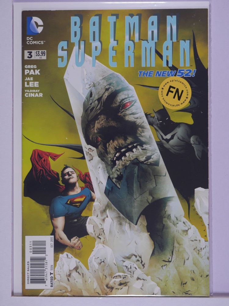 BATMAN SUPERMAN NEW 52 (2011) Volume 1: # 0003 FN