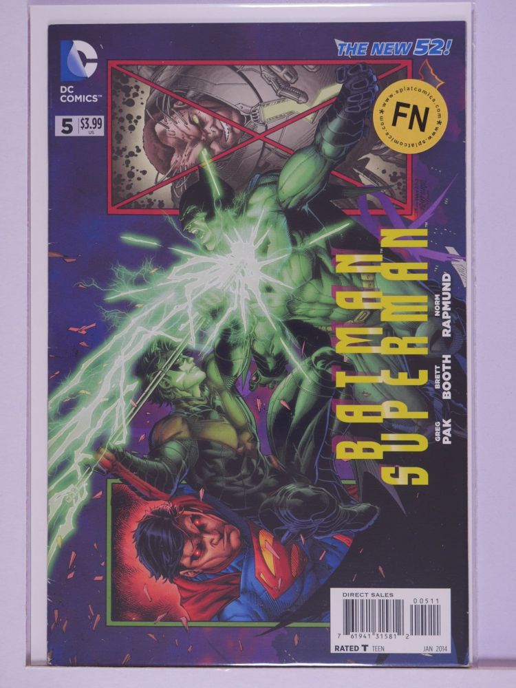 BATMAN SUPERMAN NEW 52 (2011) Volume 1: # 0005 FN