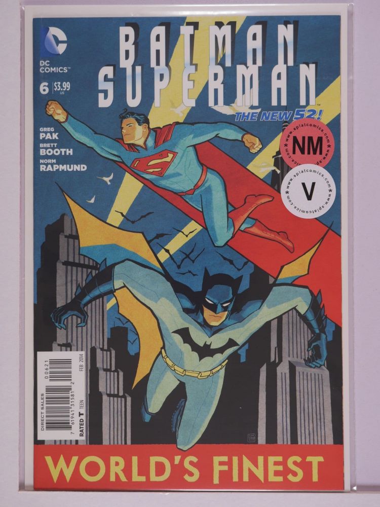 BATMAN SUPERMAN NEW 52 (2011) Volume 1: # 0006 NM VARIANT