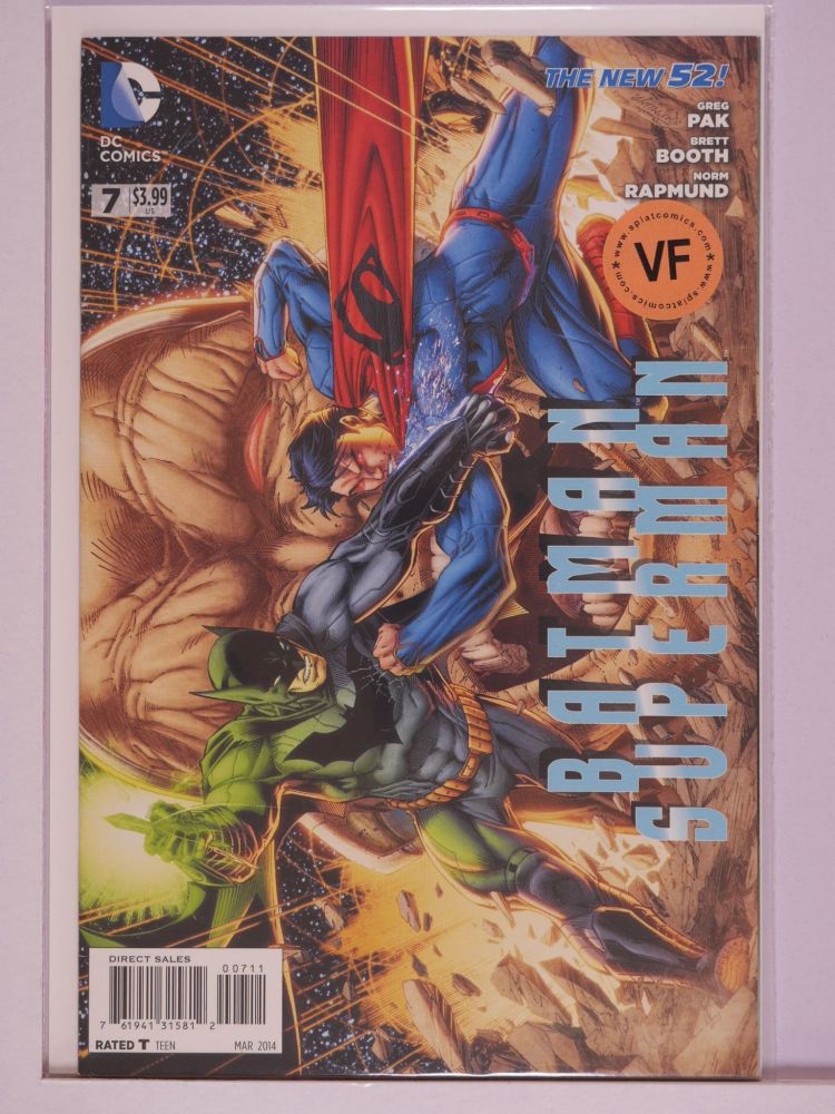 BATMAN SUPERMAN NEW 52 (2011) Volume 1: # 0007 VF