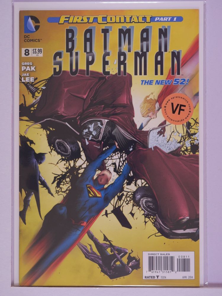 BATMAN SUPERMAN NEW 52 (2011) Volume 1: # 0008 VF