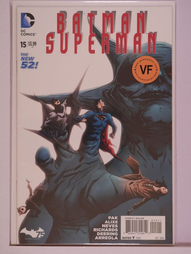 BATMAN SUPERMAN NEW 52 (2011) Volume 1: # 0015 VF