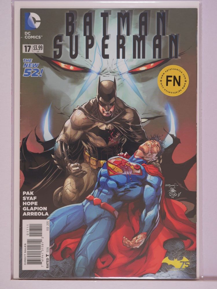 BATMAN SUPERMAN NEW 52 (2011) Volume 1: # 0017 FN