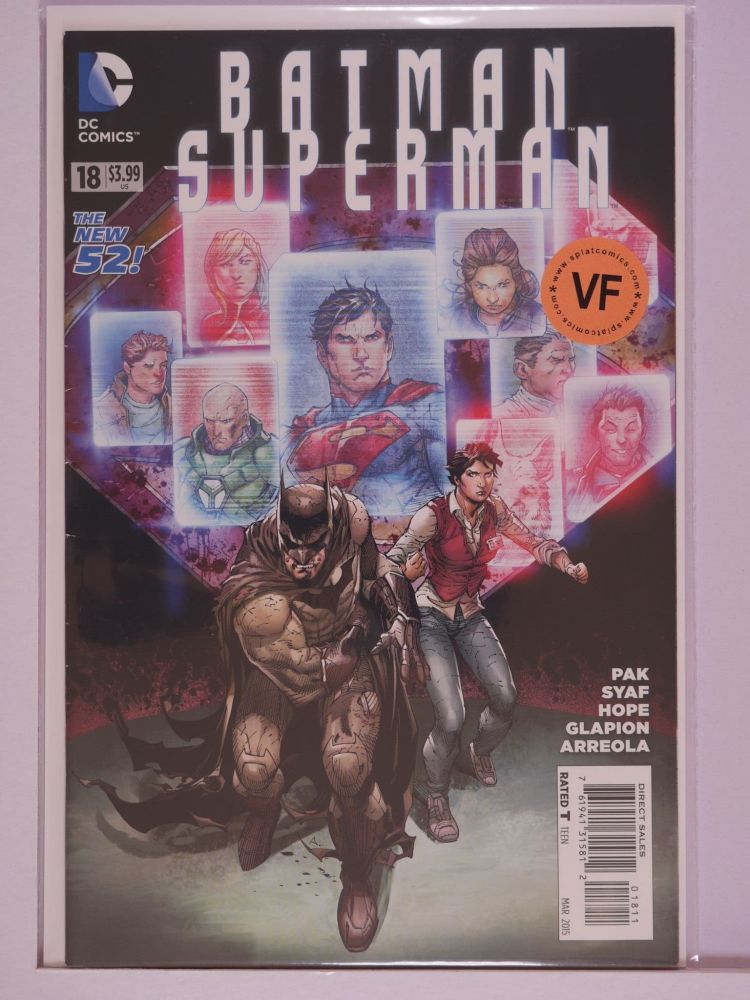 BATMAN SUPERMAN NEW 52 (2011) Volume 1: # 0018 VF
