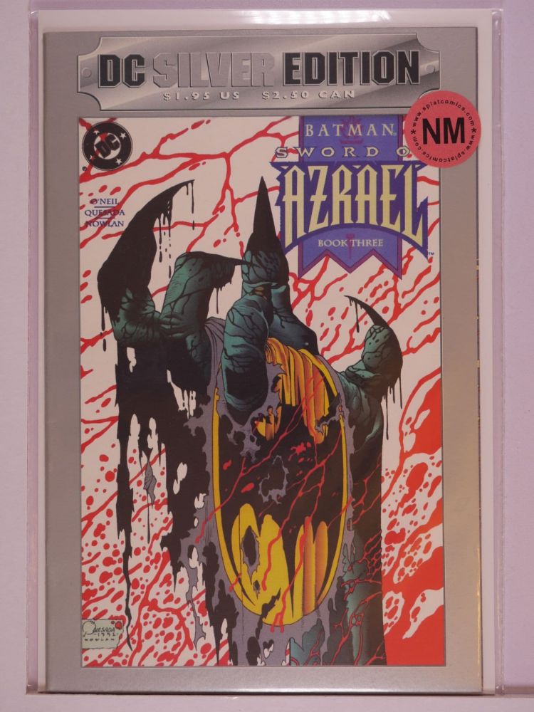 BATMAN SWORD OF AZRAEL (1992) Volume 1: # 0003 NM SILVER EDITION VARIANT