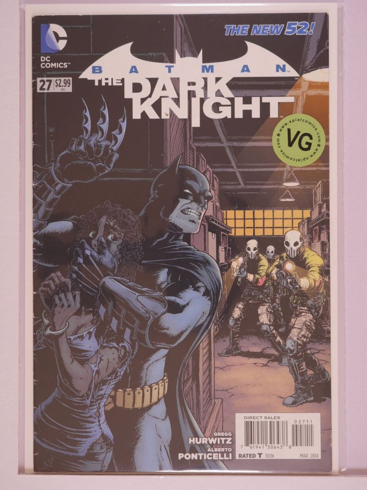 BATMAN THE DARK KNIGHT NEW 52 (2011) Volume 1: # 0027 VG