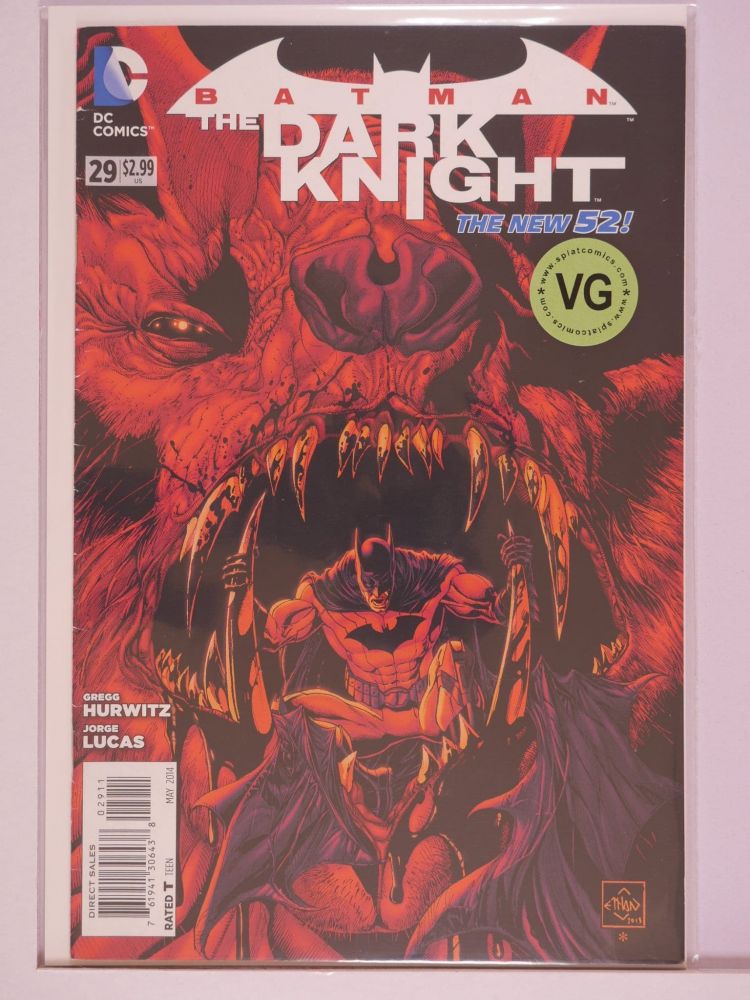 BATMAN THE DARK KNIGHT NEW 52 (2011) Volume 1: # 0029 VG