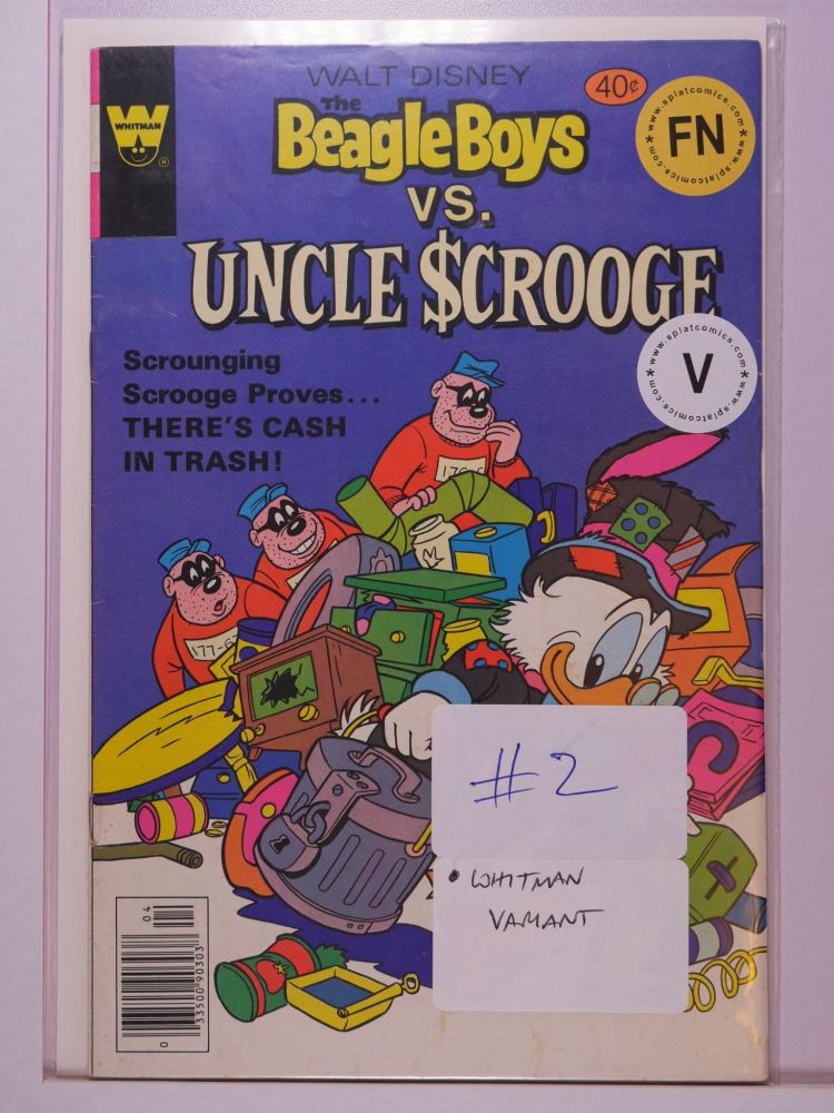 BEAGLE BOYS VERSUS UNCLE SCROOGE (1979) Volume 1: # 0002 FN WHITMAN VARIANT