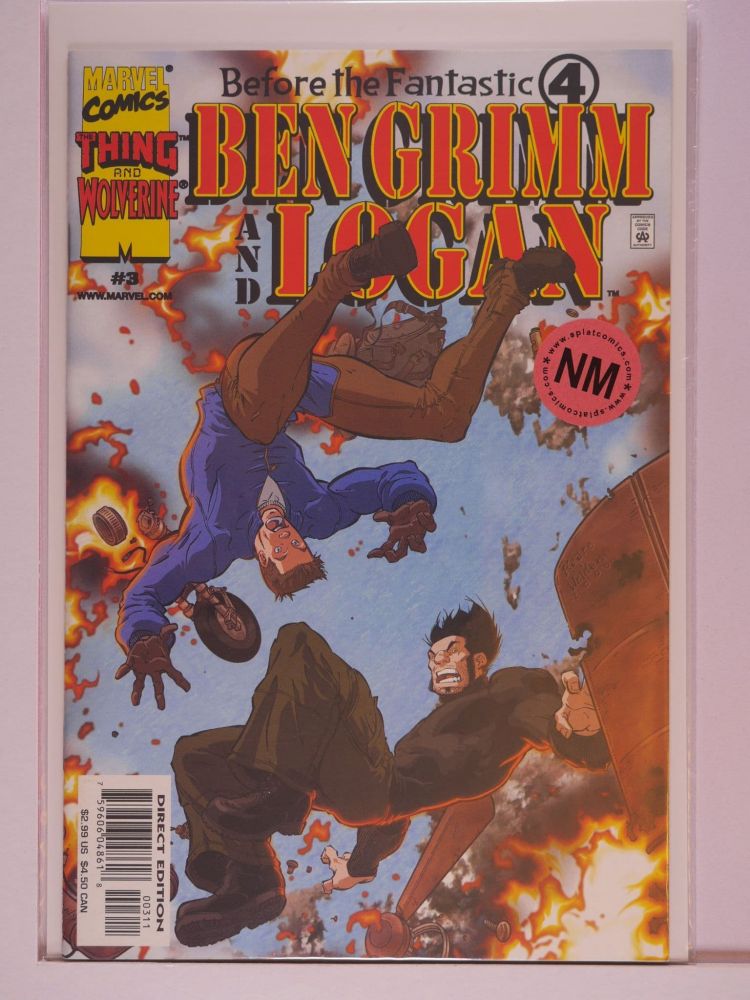 BEFORE THE FANTASTIC FOUR BEN GRIMM AND LOGAN (2000) Volume 1: # 0003 NM