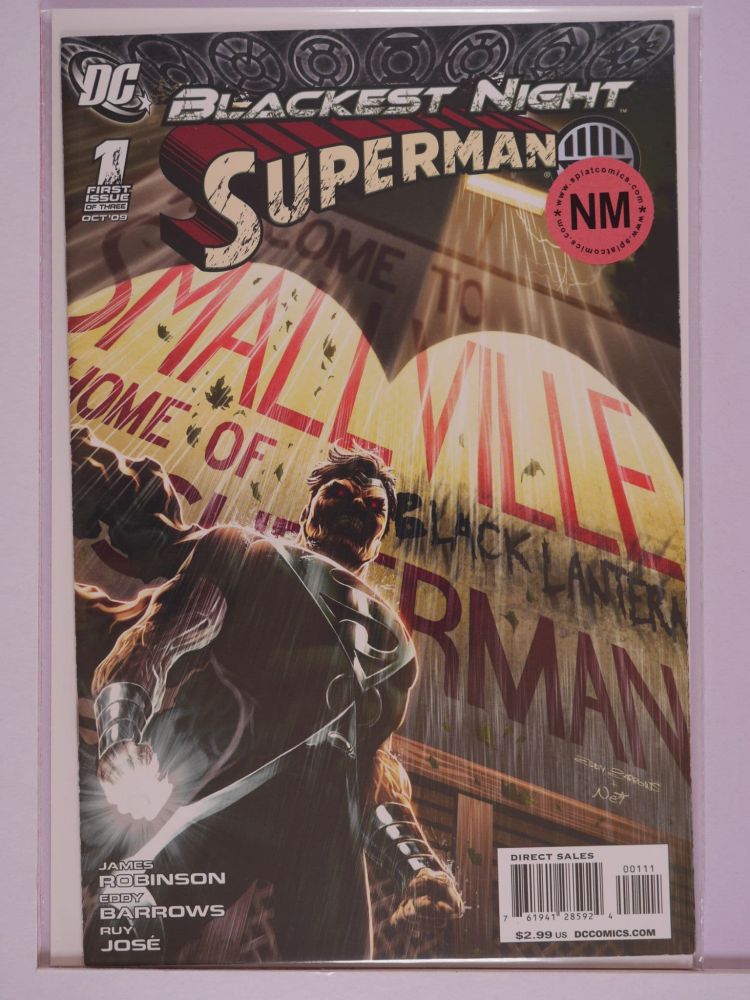 BLACKEST NIGHT SUPERMAN (2009) Volume 1: # 0001 NM