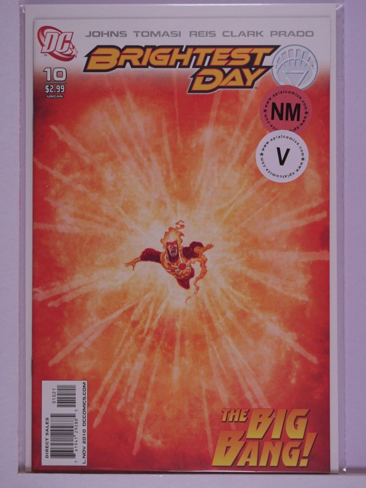 BRIGHTEST DAY (2010) Volume 1: # 0010 NM IVAN REIS COVER THE BIG BANG VARIANT