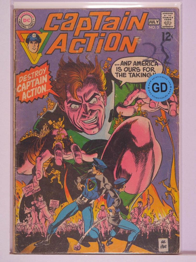 CAPTAIN ACTION (1965) Volume 1: # 0005 GD