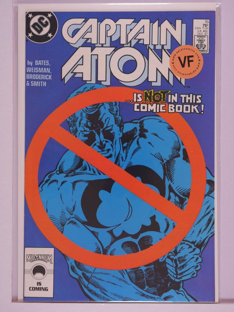 CAPTAIN ATOM (1987) Volume 2: # 0010 VF