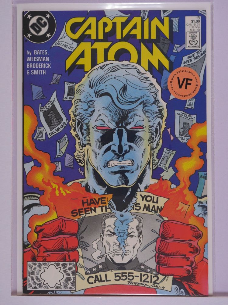 CAPTAIN ATOM (1987) Volume 2: # 0018 VF