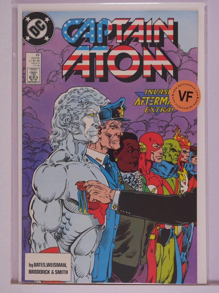 CAPTAIN ATOM (1987) Volume 2: # 0025 VF