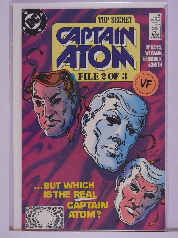 CAPTAIN ATOM (1987) Volume 2: # 0027 VF