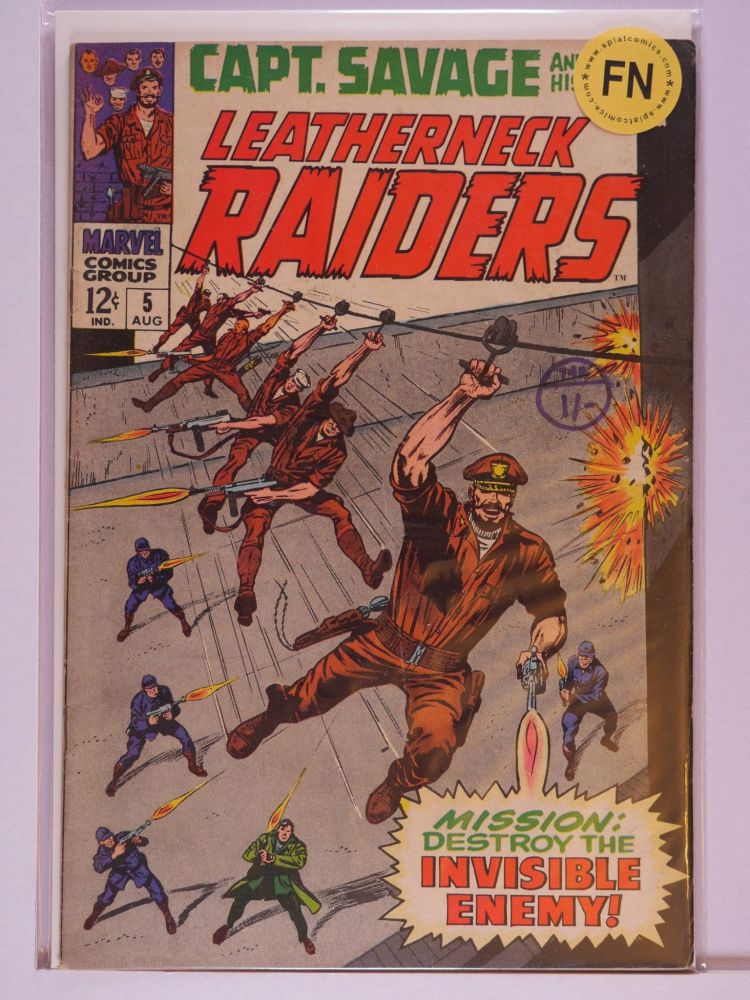 CAPTAIN SAVAGE AND HIS LEATHERNECK RAIDERS (1968) Volume 1: # 0005 FN