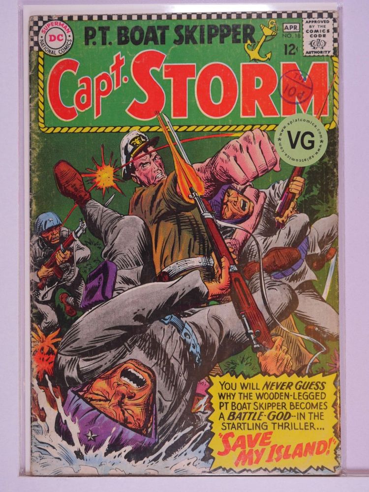 CAPTAIN STORM P T BOAT SKIPPER (1964) Volume 1: # 0018 VG