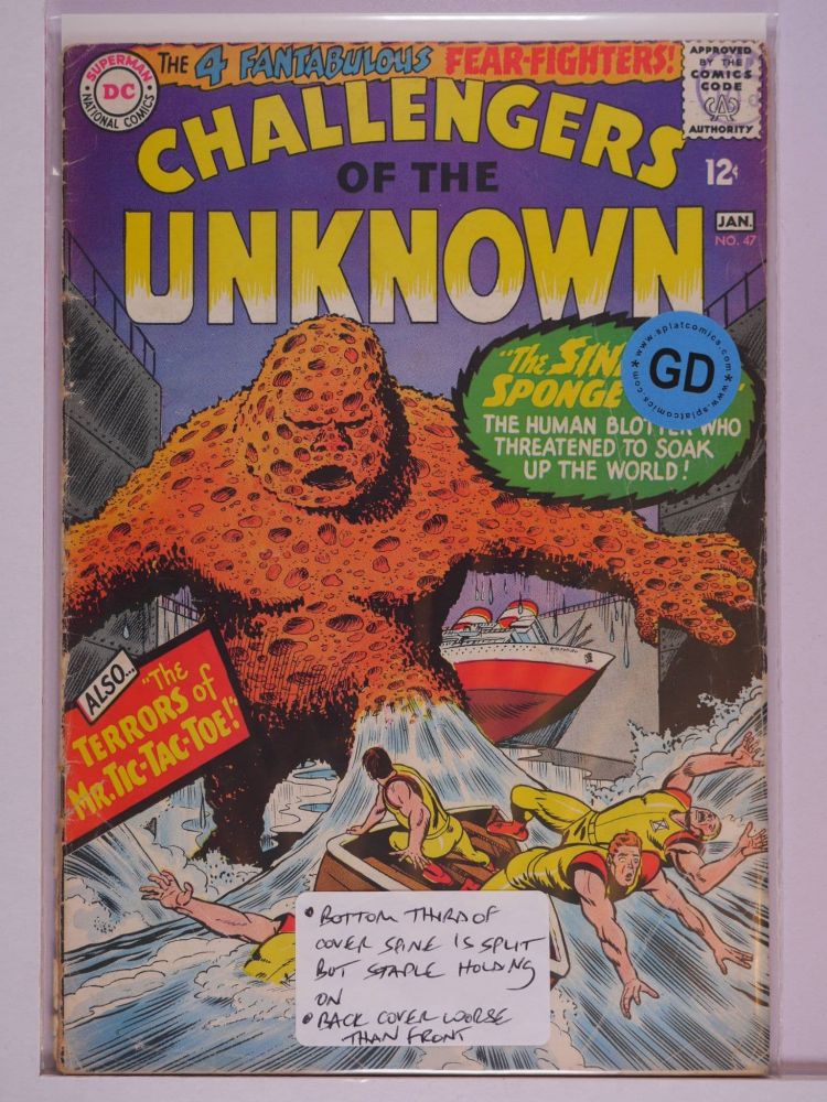 CHALLENGERS OF THE UNKNOWN (1958) Volume 1: # 0047 GD