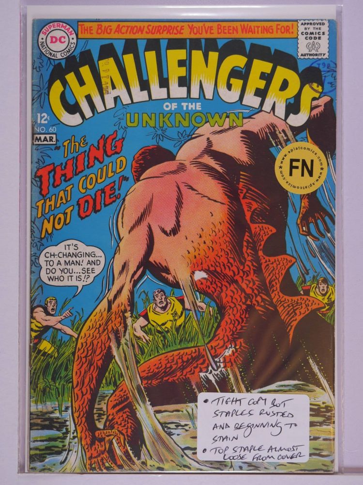CHALLENGERS OF THE UNKNOWN (1958) Volume 1: # 0060 FN