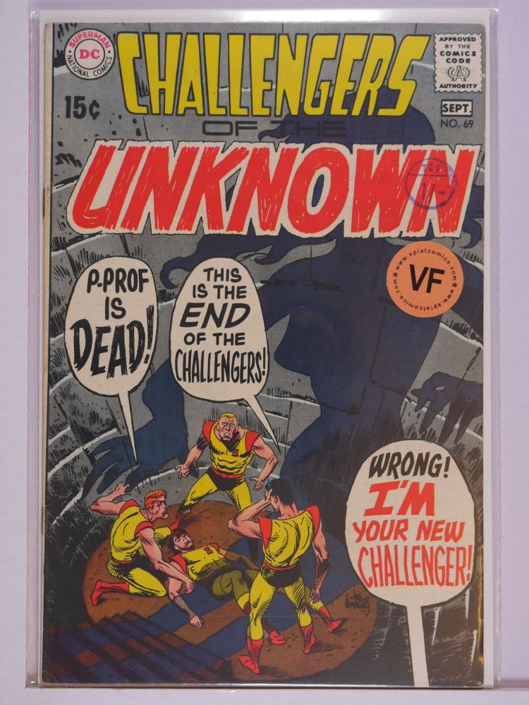 CHALLENGERS OF THE UNKNOWN (1958) Volume 1: # 0069 VF