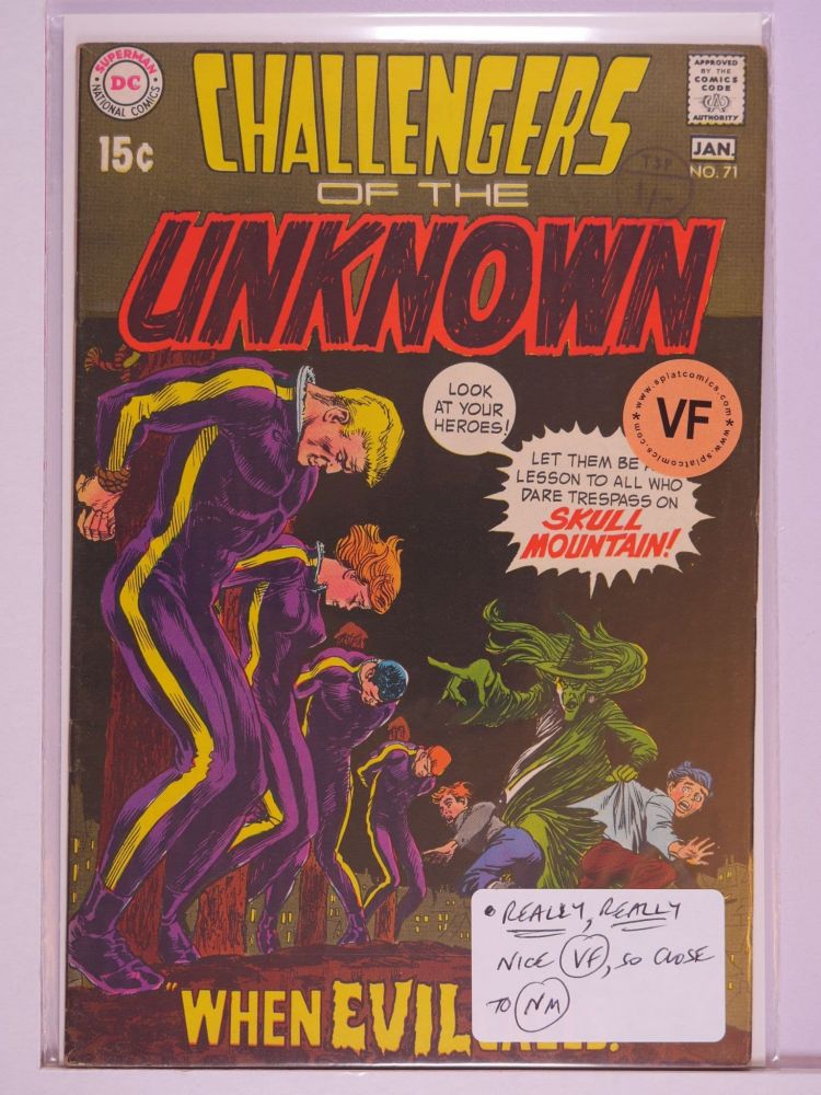 CHALLENGERS OF THE UNKNOWN (1958) Volume 1: # 0071 VF