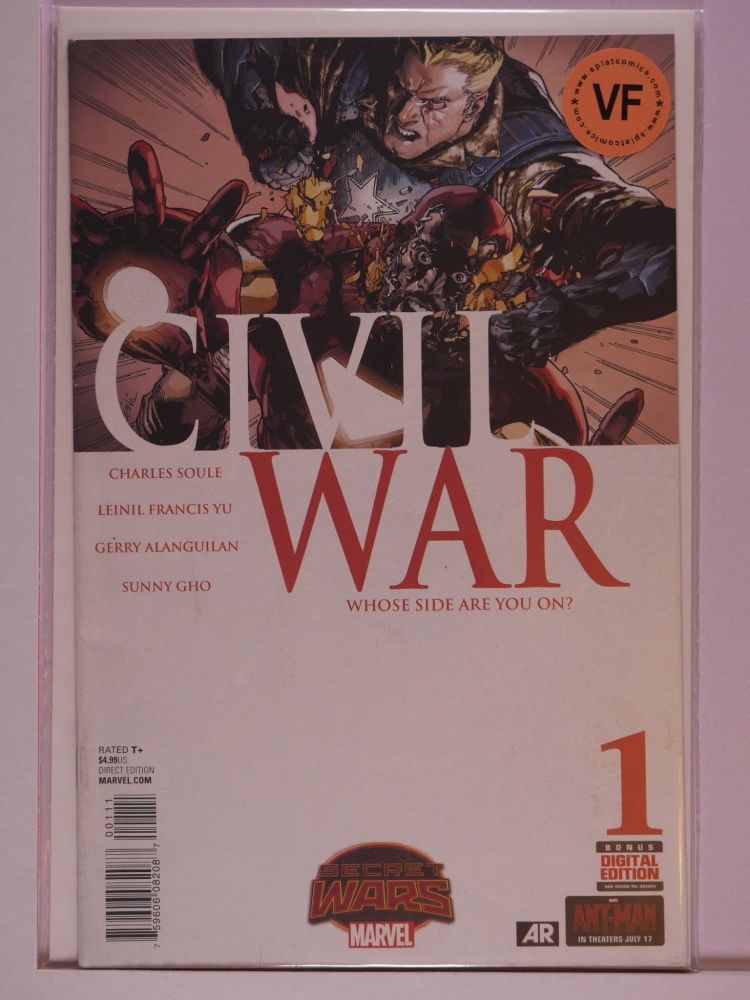 CIVIL WAR (2015) Volume 2: # 0001 VF