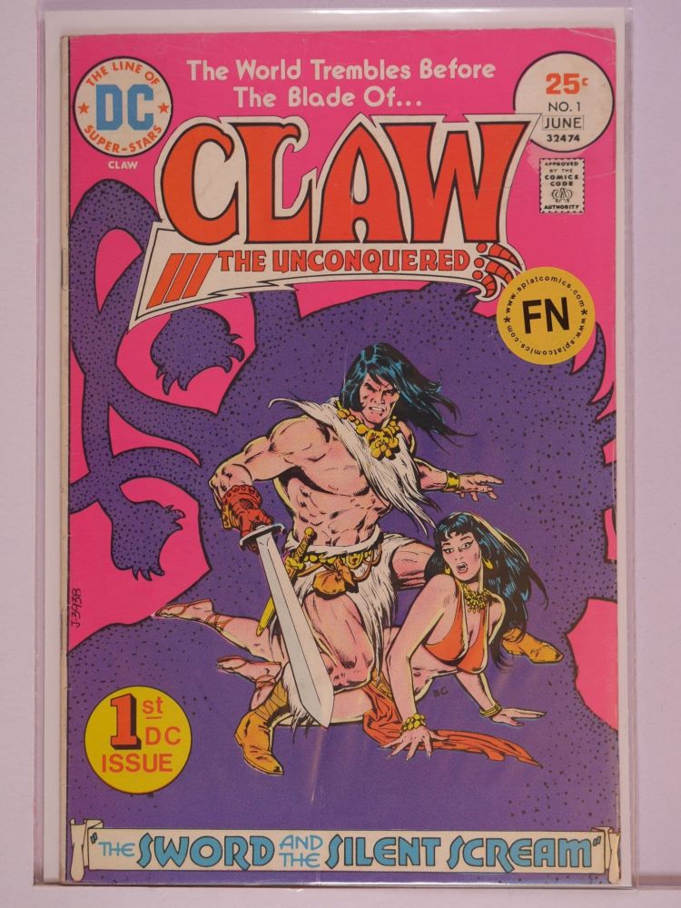 CLAW THE UNCONQUERED (1975) Volume 1: # 0001 FN