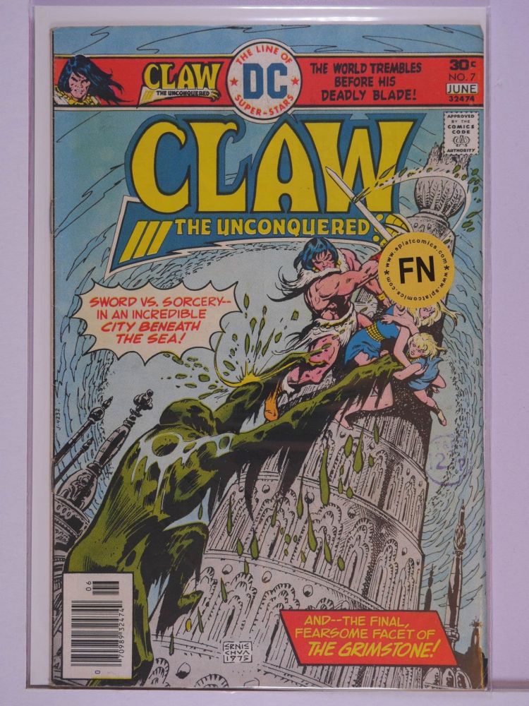 CLAW THE UNCONQUERED (1975) Volume 1: # 0007 FN