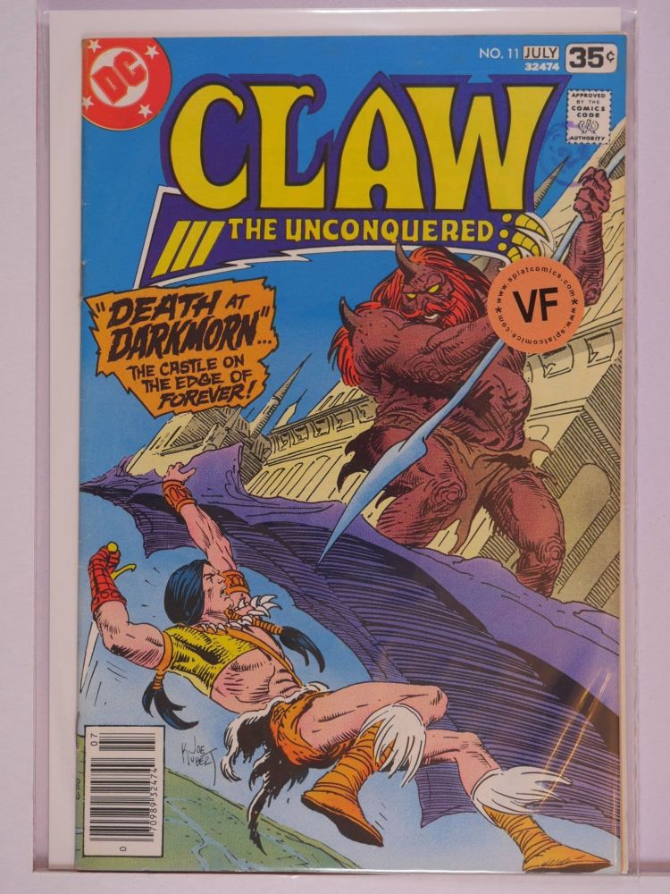 CLAW THE UNCONQUERED (1975) Volume 1: # 0011 VF