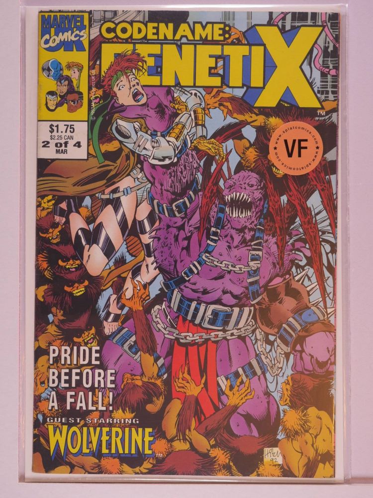CODE NAME GENETIX (1993) Volume 1: # 0002 VF