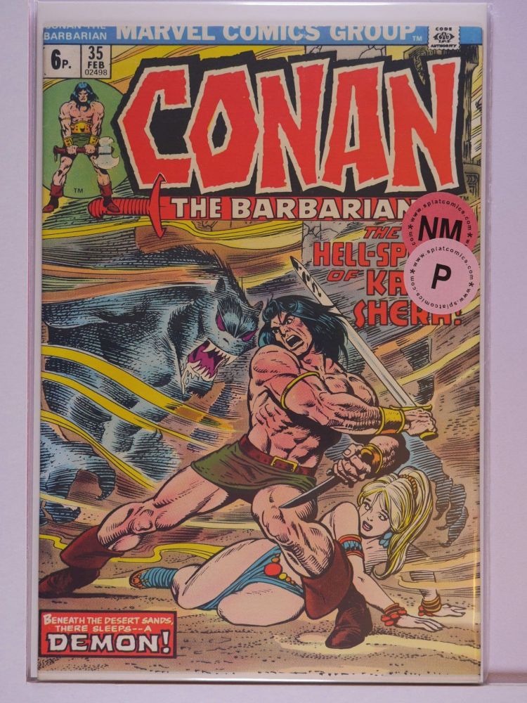 CONAN THE BARBARIAN (1970) Volume 1: # 0035 NM PENCE