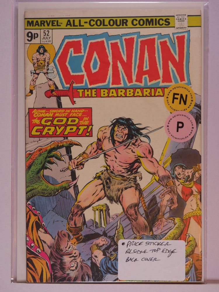 CONAN THE BARBARIAN (1970) Volume 1: # 0052 FN PENCE