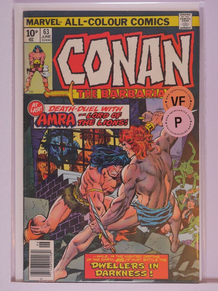 CONAN THE BARBARIAN (1970) Volume 1: # 0063 VF PENCE