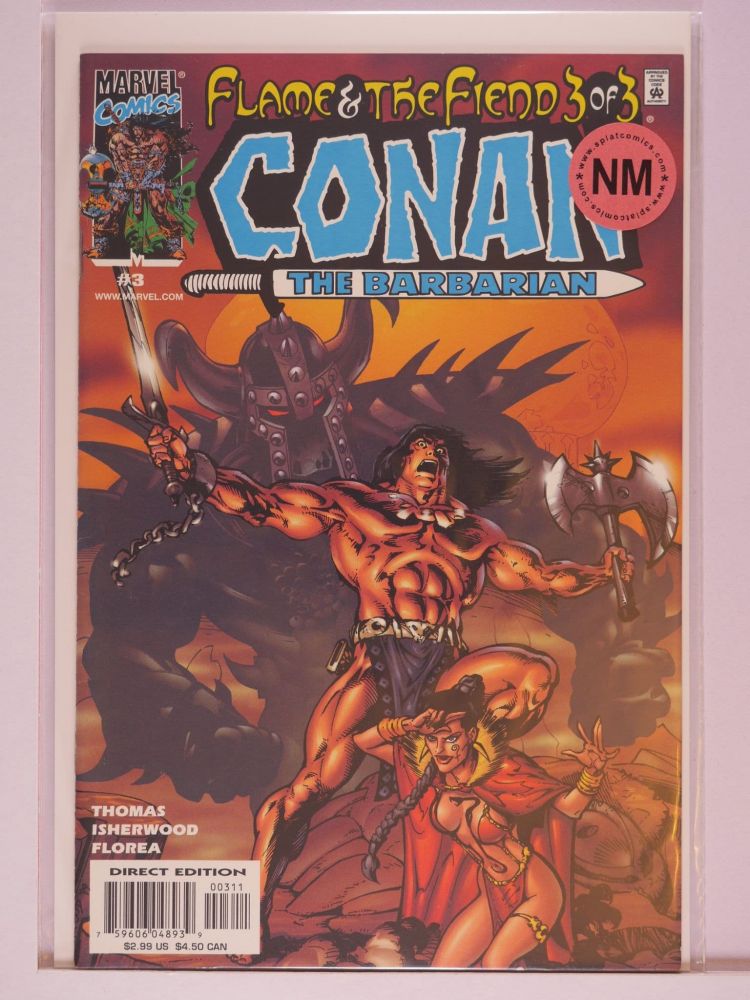 CONAN THE BARBARIAN FLAME AND THE FIEND (2000) Volume 1: # 0003 NM