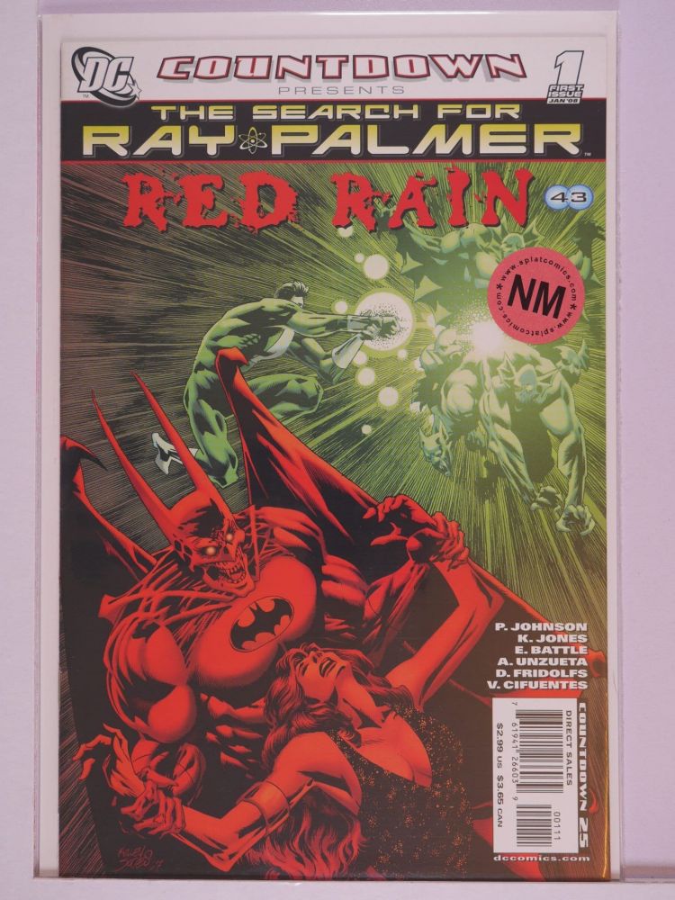 COUNTDOWN PRESENTS THE SEARCH FOR RAY PALMER RED RAIN (2008) Volume 1: # 0001 NM