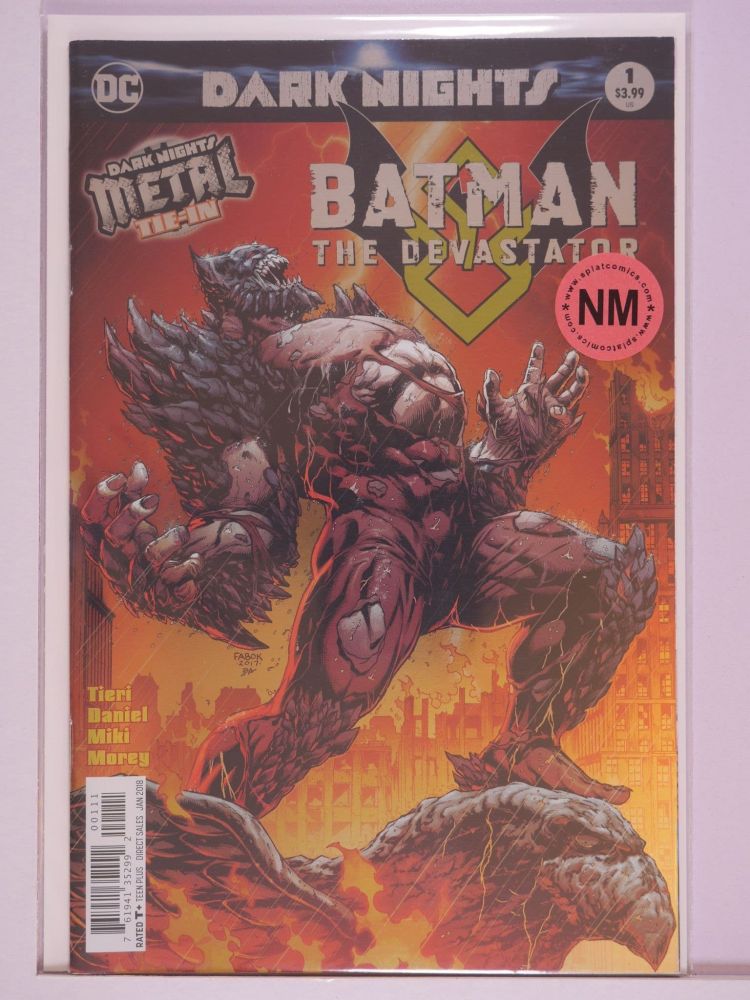 DARK NIGHTS BATMAN THE DEVASTATOR (2018) Volume 1: # 0001 NM CHROMIUM COVER