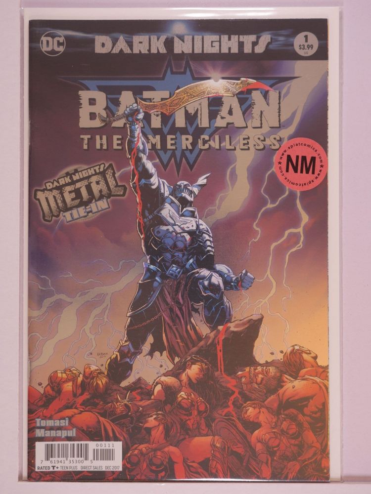 DARK NIGHTS BATMAN THE MERCILESS (2017) Volume 1: # 0001 NM CHROMIUM COVER
