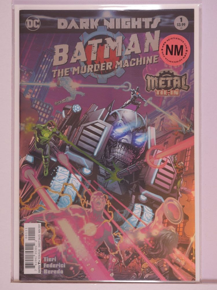 DARK NIGHTS BATMAN THE MURDER MACHINE (2017) Volume 1: # 0001 NM CHROMIUM COVER