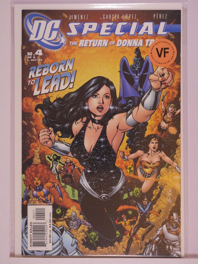 DC SPECIAL THE RETURN OF DONNA TROY (2008) Volume 1: # 0004 VF