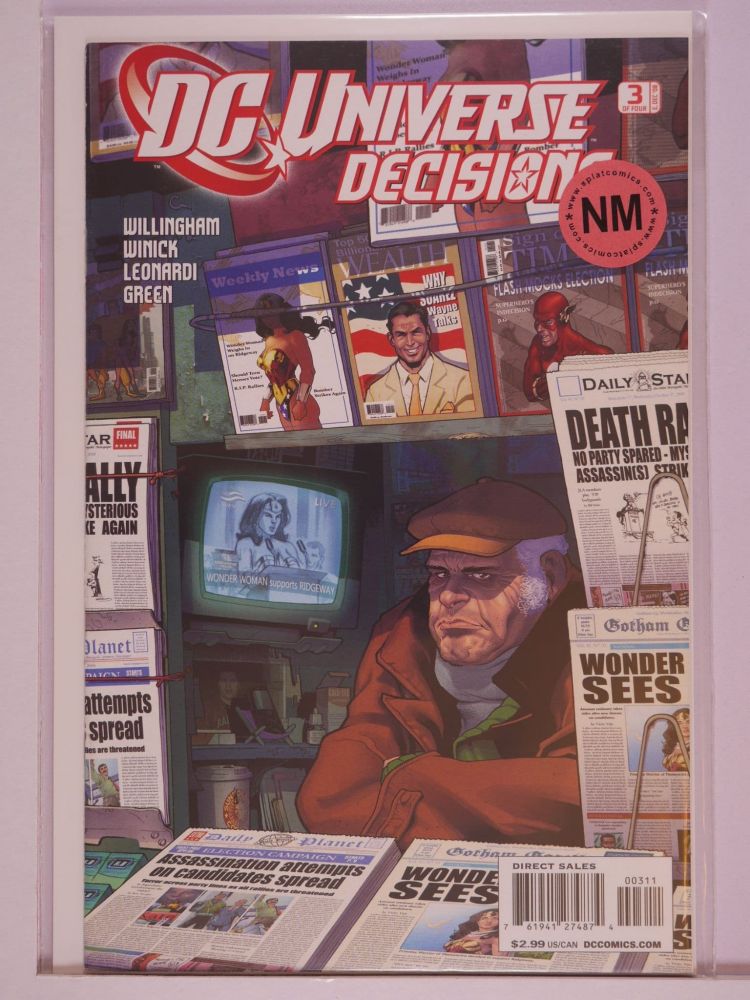 DC UNIVERSE DECISIONS (2008) Volume 1: # 0003 NM