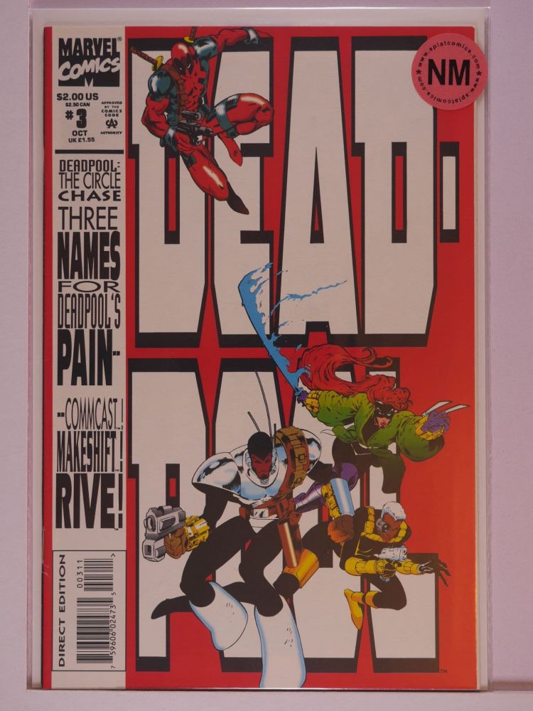 DEADPOOL THE CIRCLE CHASE (1993) Volume 1: # 0003 NM