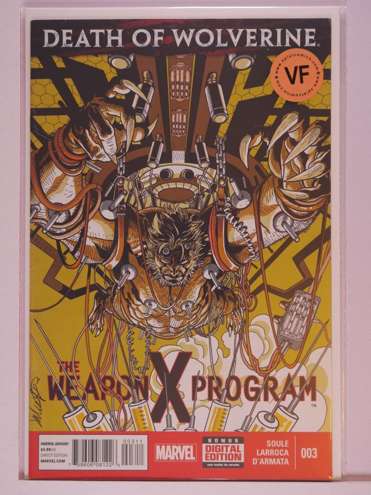 DEATH OF WOLVERINE THE WEAPON X PROGRAM (2015) Volume 1: # 0003 VF