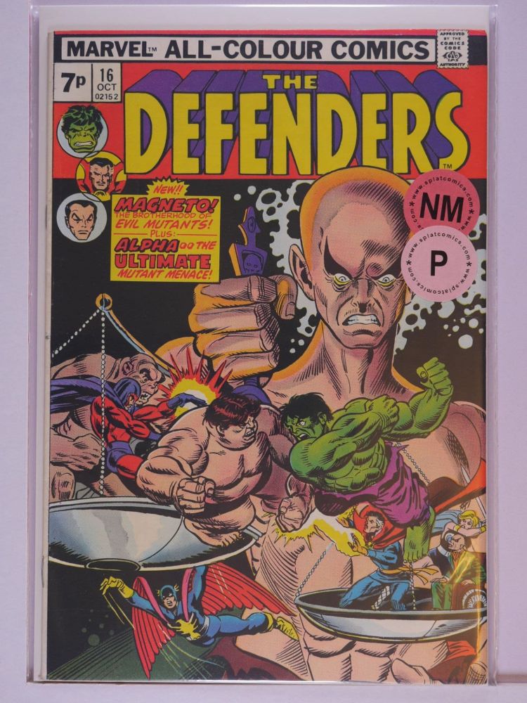 DEFENDERS (1972) Volume 1: # 0016 NM PENCE