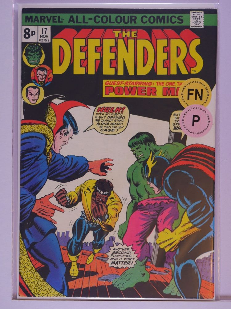 DEFENDERS (1972) Volume 1: # 0017 FN PENCE